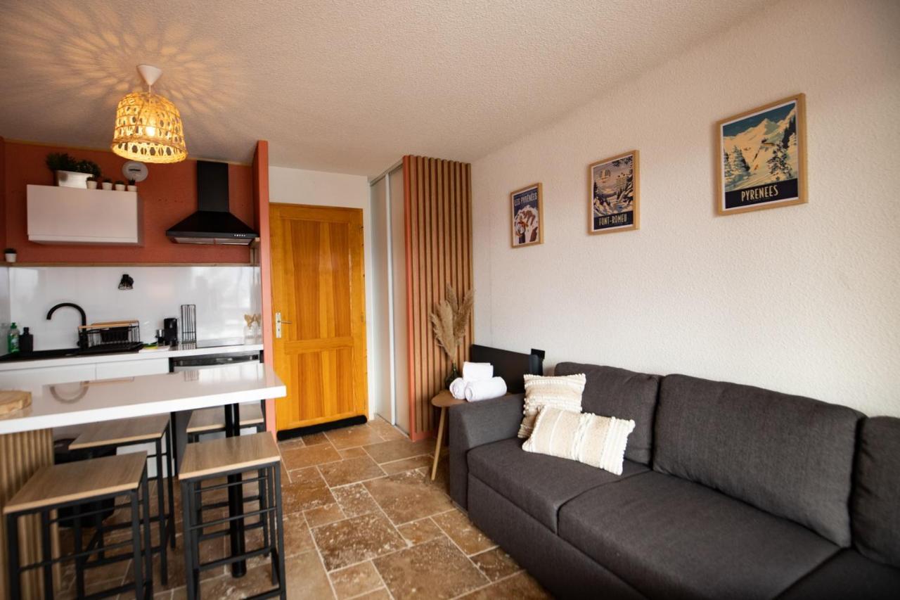 Le Ticou - Cosy Et Lumineux Avec Balcon Apartment Font-Romeu-Odeillo-Via Exterior photo